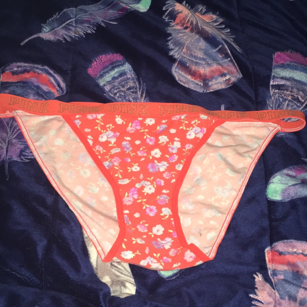 Pink Victoria’s Secret string bikini medium